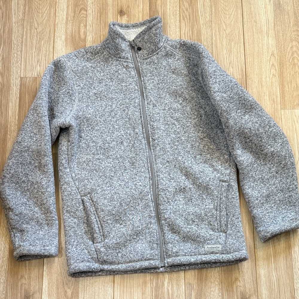 Avalanche Heather Gray Fleece Jacket